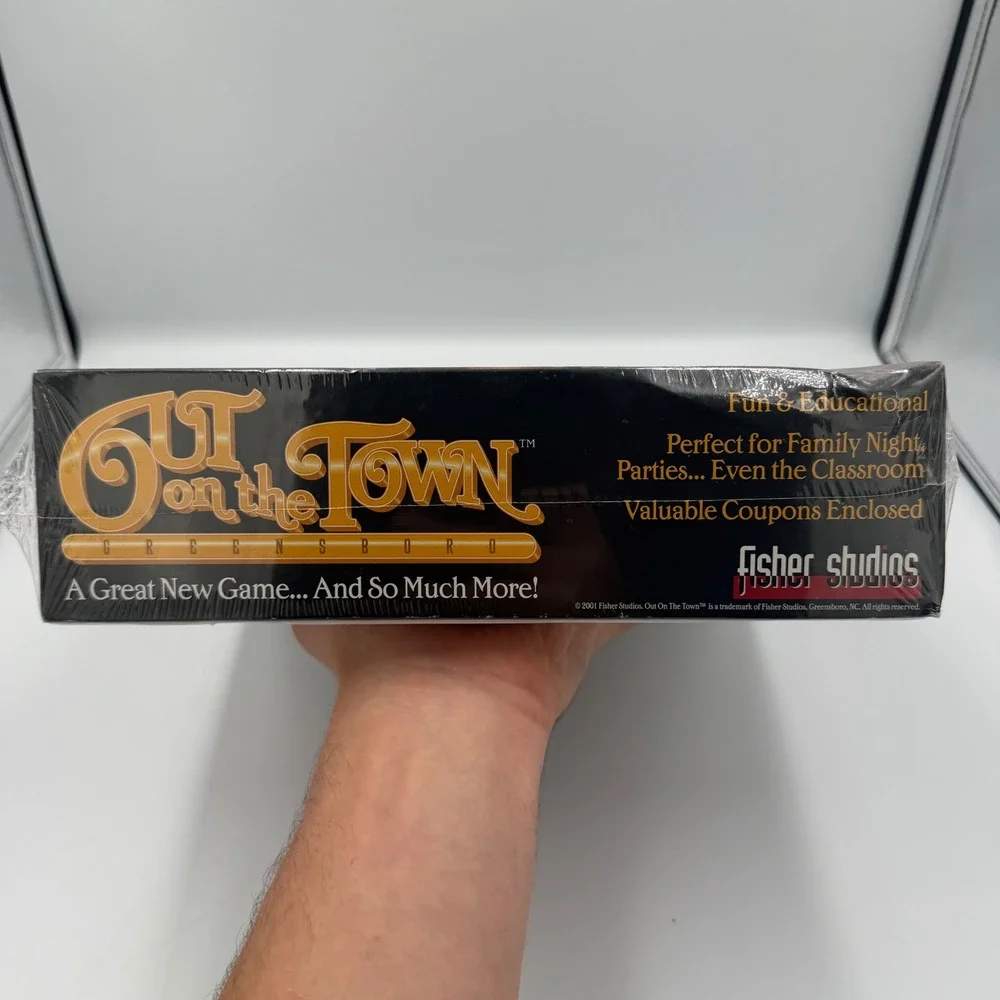 Out on the Town Greensboro Board Game Factory Sealed Rare Complete NEW